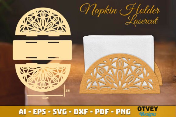 Download Mandala Napkin Holder Lasercut - Premium Bundle