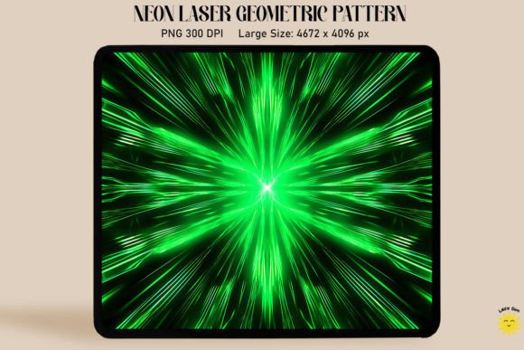 Download Neon Vibrant Green Laser Pattern - Green Collection