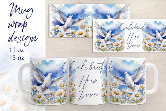 Download Easter Mug Wrap | 11 and 15 Oz - Easter mug Collection