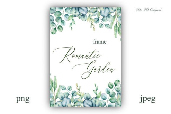 Download Eucalyptus Frame Border Greenery Clipart - Green Collection